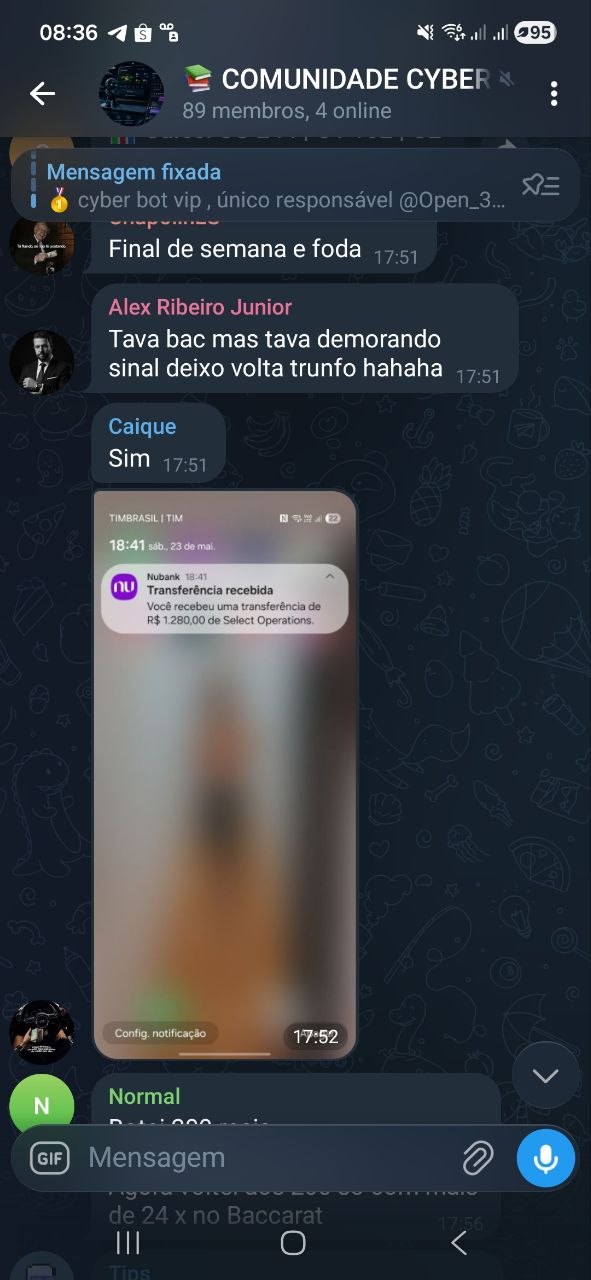 Resultado da comunidade CyberBot 7