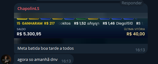 Resultado da comunidade CyberBot 22